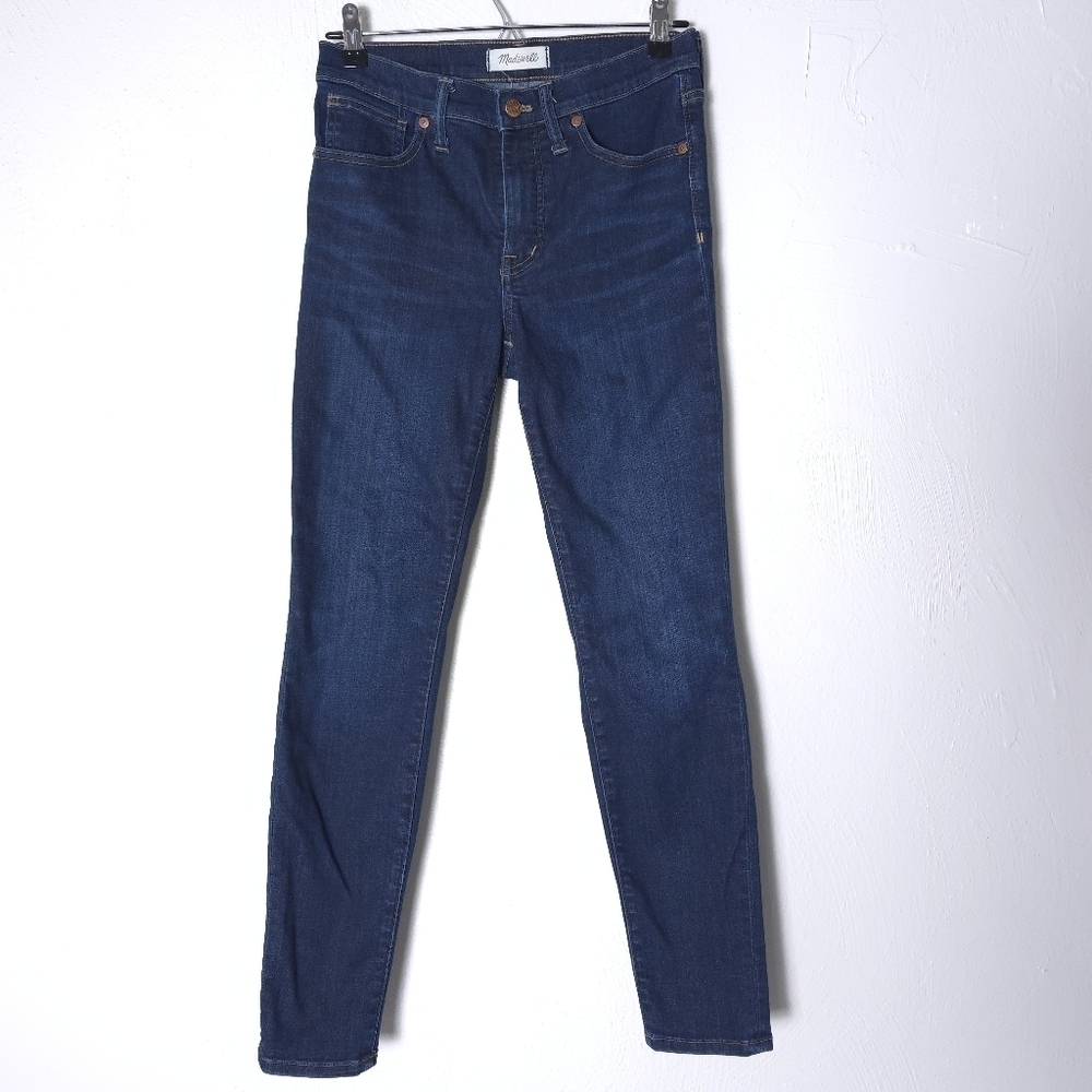 Madewell 9" Highrise Skinny Dark Wash Jeans Size 27